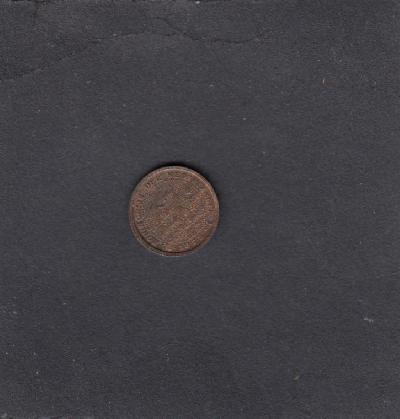 Beschrijving: 1/2 Cent WILHELMINA 